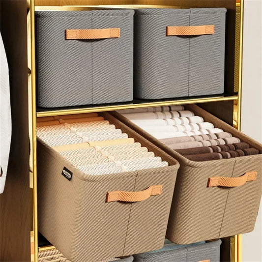 Foldable Closet Clothes Organizer — Space Saving Storage